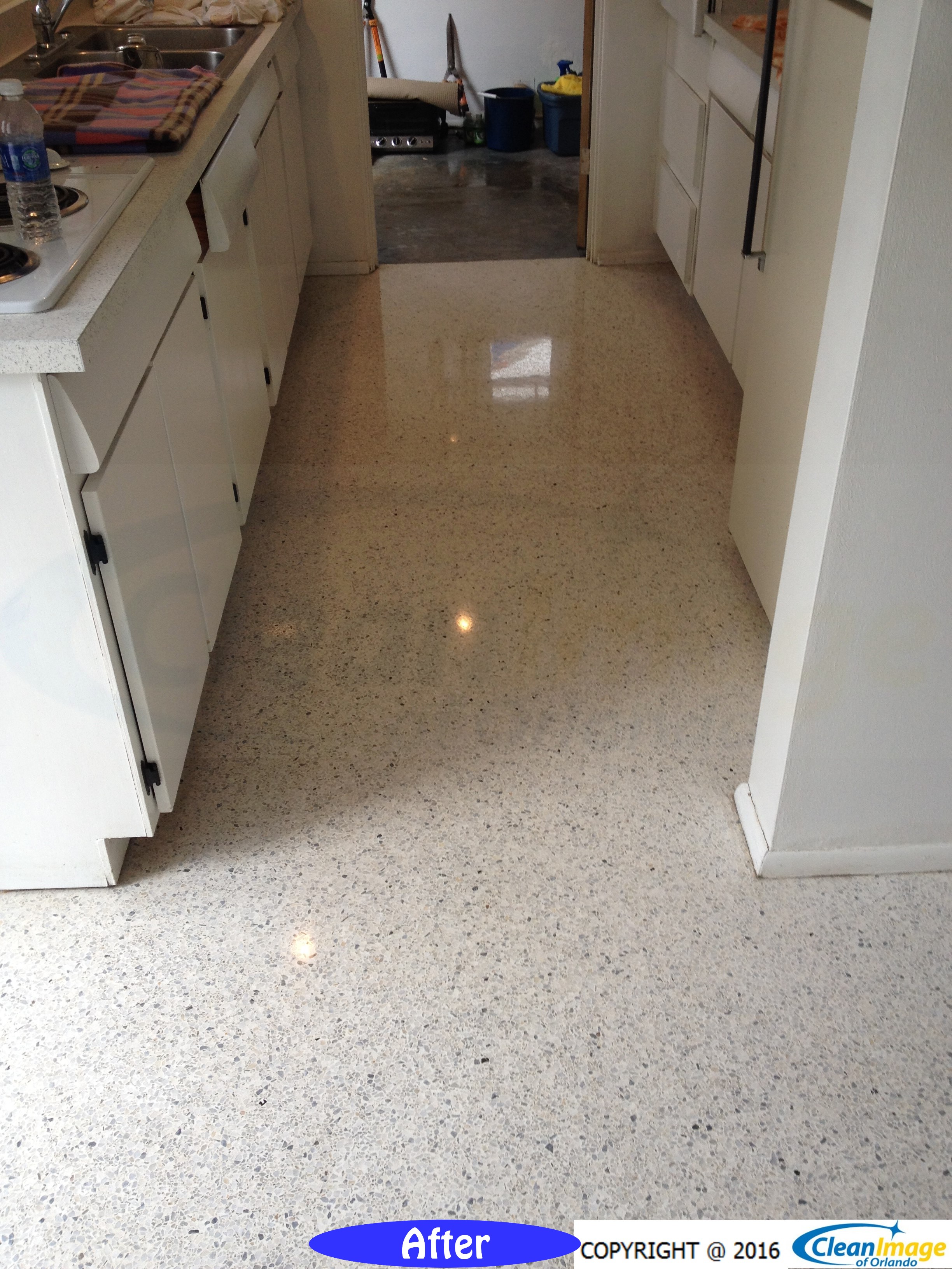 Terrazo Tile Floor Repairs Polishing