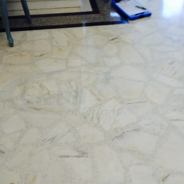 Exterior Travertine Repairs Sunken Pavers