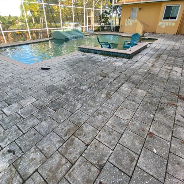 Travertine Paver Cleaning, Repair and Refinishing
