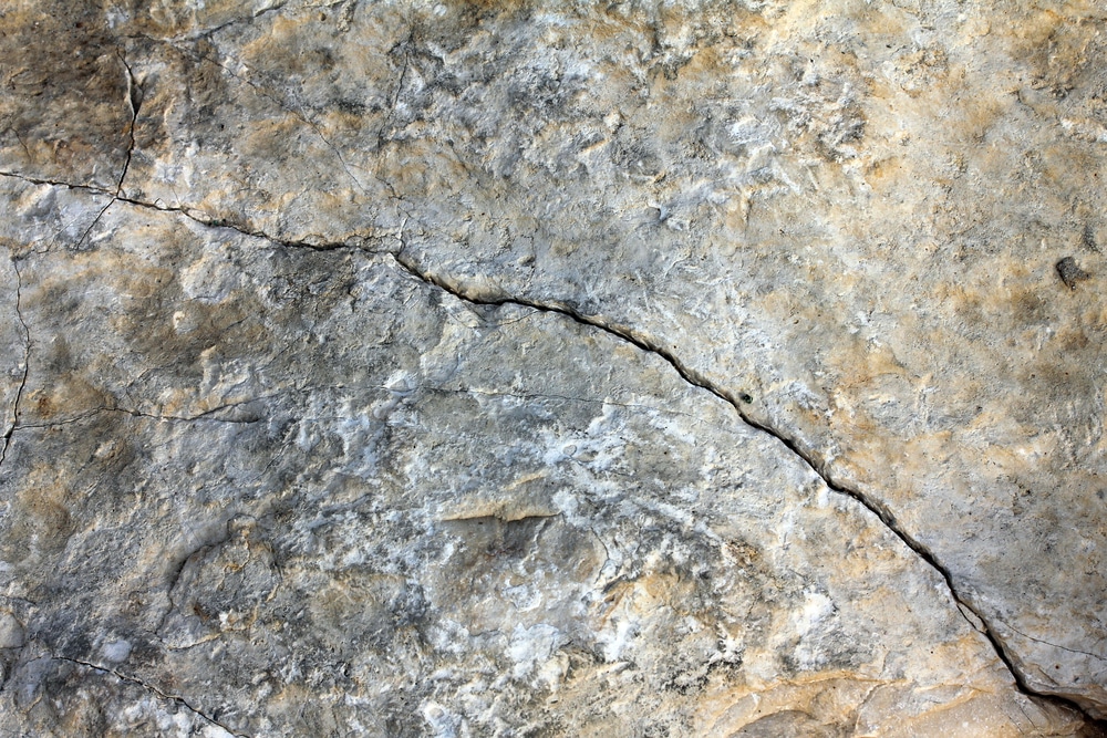 cracked limestone