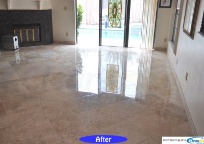 Travertine-Polishing