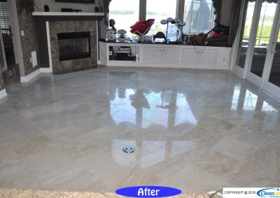 Travertine-Polishing