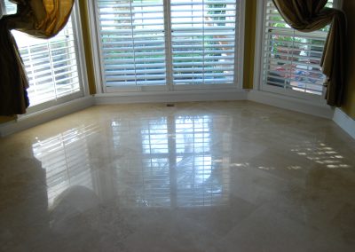 Travertine-Polishing