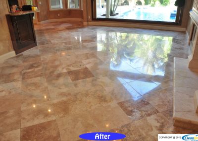 Travertine-Polishing