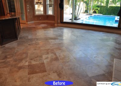 Travertine-Polishing
