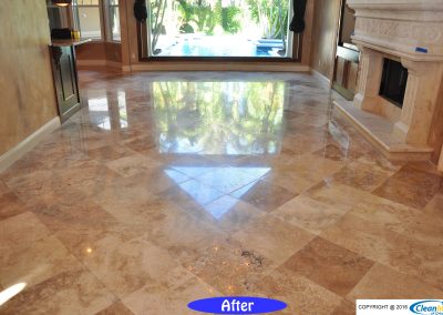 Travertine-Polishing