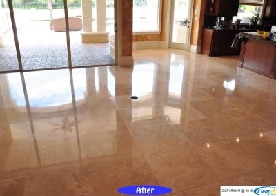 Travertine-Polishing