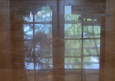 Travertine-Polishing