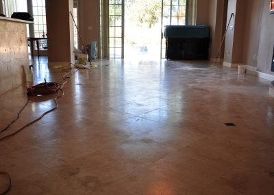 Travertine-Polishing