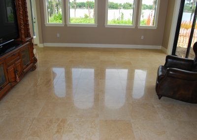 Travertine-Polishing