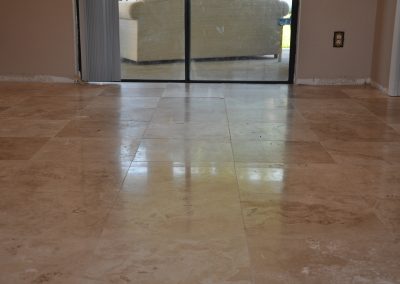 Travertine-Polishing