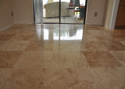 Travertine-Polishing