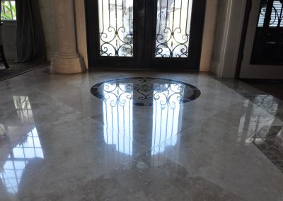 Travertine-Polishing